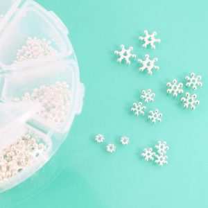 Silver Plated Sparkle Spacers - Riverside Beads