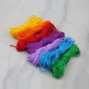 1.5mm Rainbow Macramé Cord - Riverside Beads