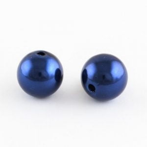 Acrylic 12mm Round Bead – Blue