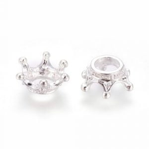 13mm Crown Bead Caps