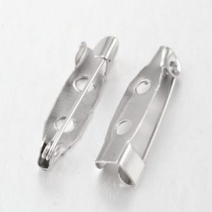Brooch Pins 20mm Silver - Riverside Beads