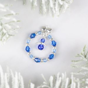 Beaded Wreath and Angel