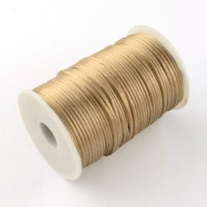Satin Cord - Champagne - Riverside Beads