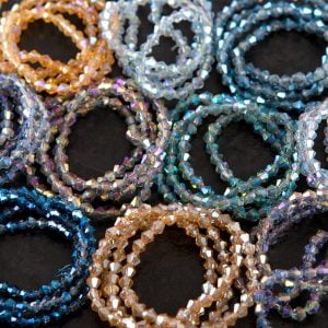 4mm Crystal Bicone Strand Bundle – Approx. 1200 Pieces
