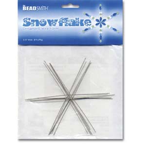 4.5" Wire Snowflake Frames