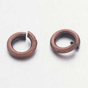 5mm Copper Plated Jump Rings