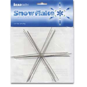 6" Wire Snowflake Frames