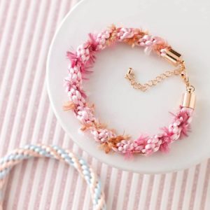 Candyfloss Swirl 8 braid bracelet kit-riverside beads
