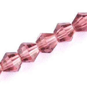 Crystal Bicone Bead - Amethyst