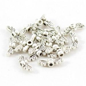 Angel Wings Silver Mini - Riverside Beads