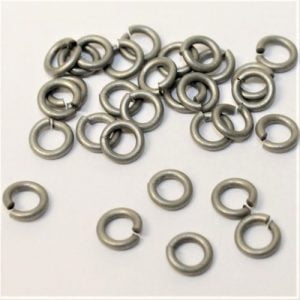5mm Antique Silver Jump Rings