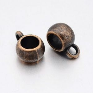 5x8mm Copper Bail - Charm Carrier