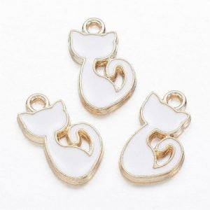 Cat Charms - White