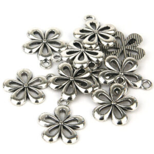 Five Rounded Petal Charm - Riverside Beads