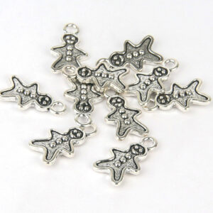 Gingerbread man Charm - Riverside Beads