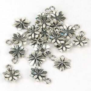 Twelve Petal Flower Charm - Riverside Beads