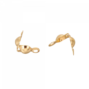 Gold Plated Clam Shell Clasps - Riverside Beads