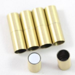 6mm Gold Kumihimo Magnetic Clasp - Riverside Beads