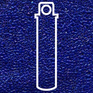 Size 11/0 Miyuki Delica Beads - Opaque Royal Blue Lust