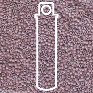 Size 11/0 Miyuki Delica Beads - Matte Opaque Lilac