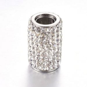 6mm Diamante Barrel Magnetic Clasp