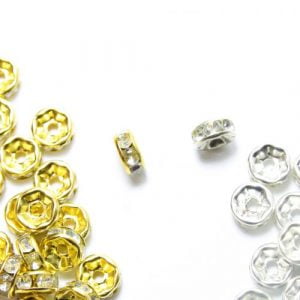 6mm/8mm Diamante Rondelle Collection - Riverside Beads