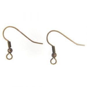 Copper Fish Hook Ear Wire