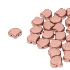 Ginko Beads Bronze Copper - 7.5mm - 10g - Riverside Beads