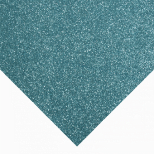 Glitter Felt Sheet - Light Blue - Riverside Beads
