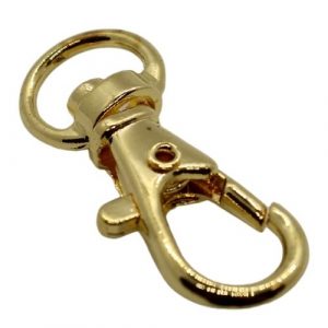 32mm gold plated bag charm - Riverside Beads