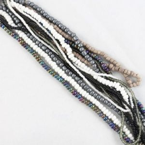 Glass and Seed Bead Strands - Humbug - Riverside Beads