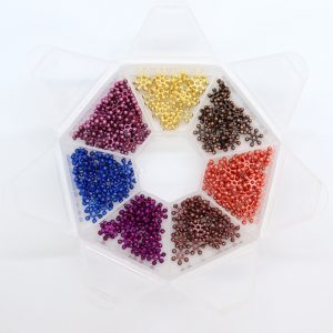 Assorted Sparkle Spacer Set in a Handy Storage Pot - Multi