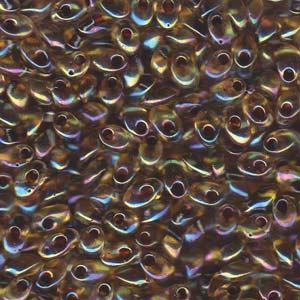 Long Magatamas Topaz AB - Riverside Beads