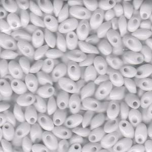 Long Magatamas White - Riverside Beads