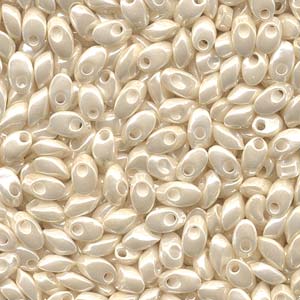 Long Magatamas Ivory Ceylon - Riverside Beads
