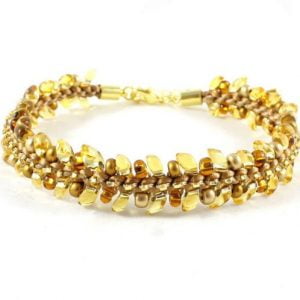 Prumihimo Magatama Bracelet Kit -riverside beads