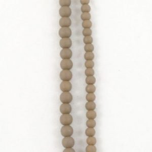 Stone Effect Glass Beads 6mm and 8mm - Caramel - Riverside Beads