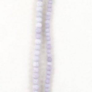Stone Effect Glass Beads 6mm and 8mm - Lilac - Riverside Beads
