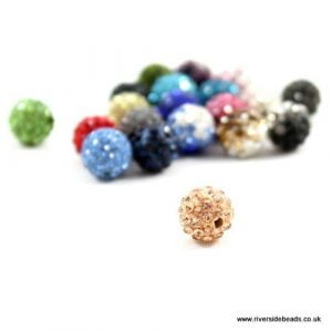 Peach Crystal Clay Beads - Riverside Beads
