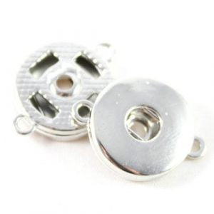 Popper Premium Double Ended - Silver - Riverside Beads