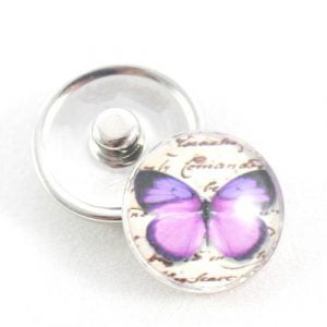Popper Charm Paper Butterfly - Lilac