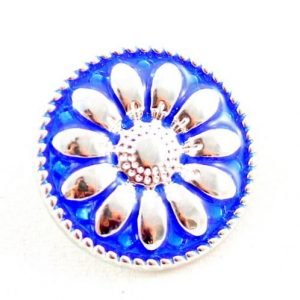 Popper Charm Daisy - Blue