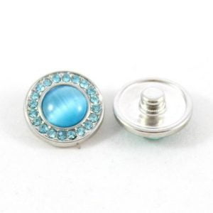 Popper Charm Diamante Gem - Blue