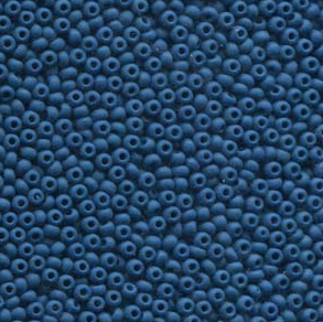 Size 8/0 Preciosa Seed Beads - Opaque Matt Denim