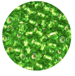 Size 6/0 Preciosa Seed Beads - S/L Light Green