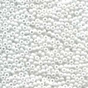 Size 11/0 Preciosa Seed Beads - Czech Chalk