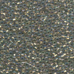Size 8/0 Preciosa Seed Beads - Bronze Lined Crystal