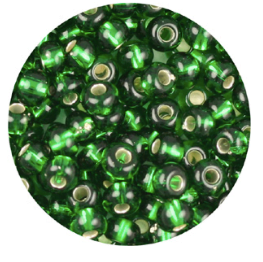 Size 6/0 Preciosa Seed Beads - S/L Emerald