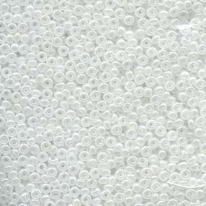 Size 6/0 Preciosa Seed Beads - White Pearl