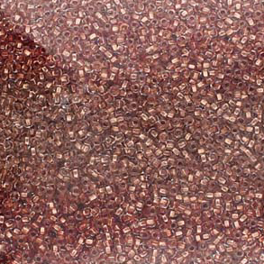 Size 6/0 Preciosa Seed Beads - Crystal Copper Lined